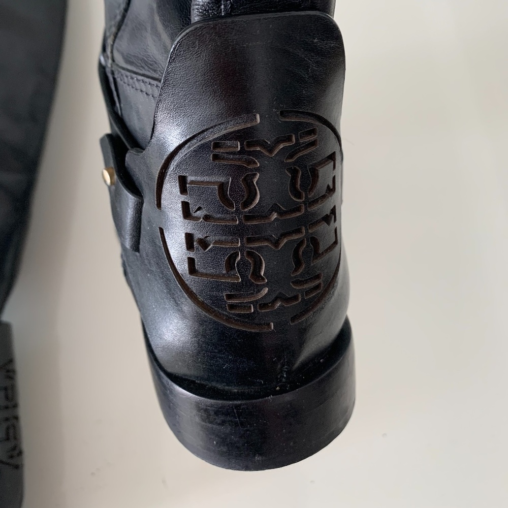 Tory Burch Black riding boots 4M